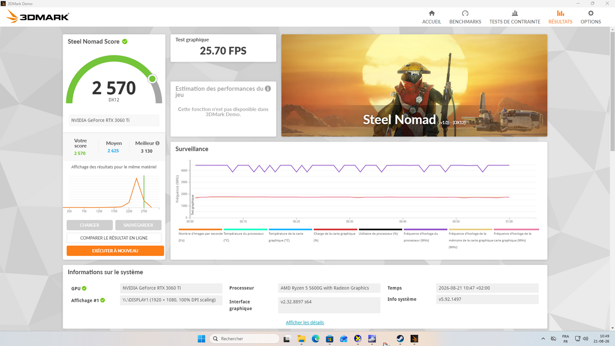 PC Gamer RTX 3060 Ti / Ryzen 5 5600G