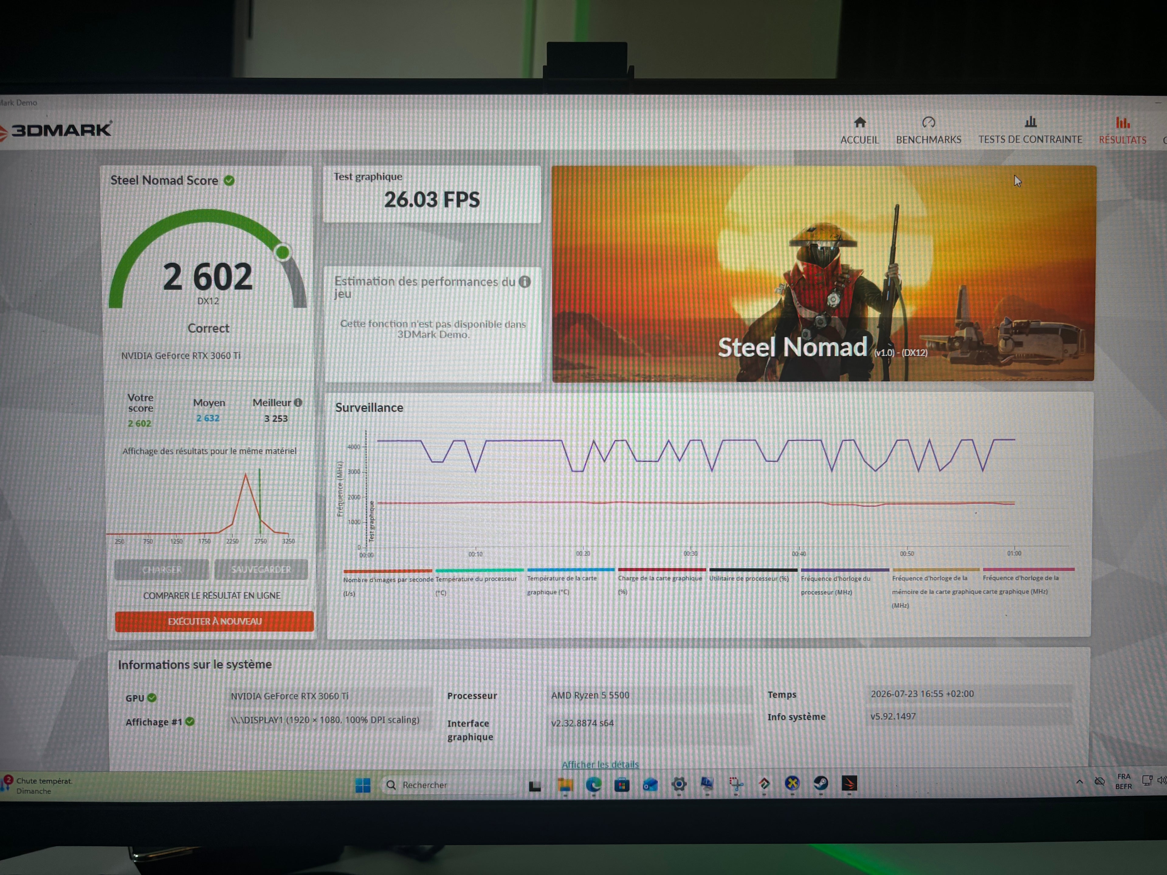 PC Gamer RTX 3060 Ti / Ryzen 5 5500 – Full White